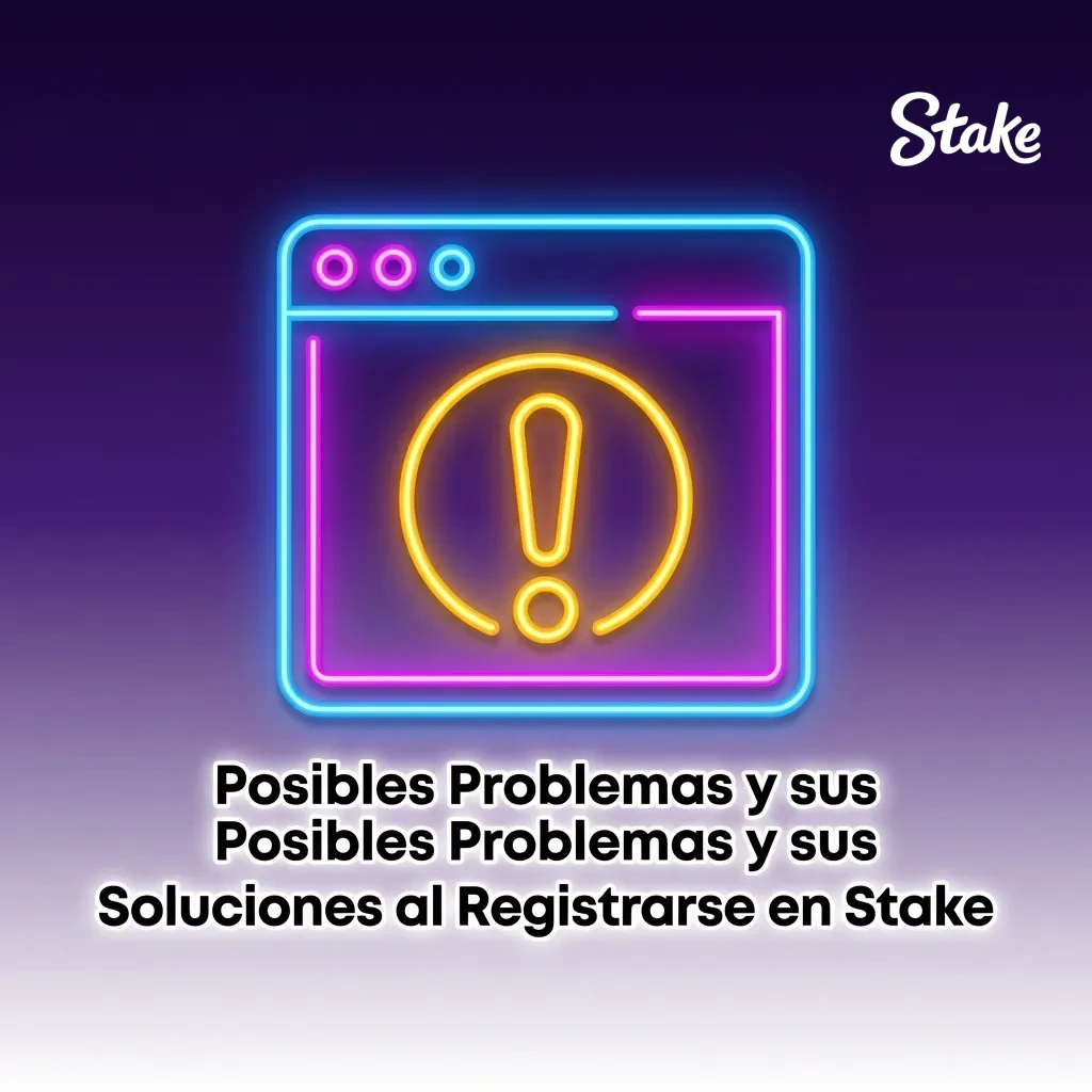 Table showing common Stake registration problems and solutions including verification codes, email confirmation, and age requirements