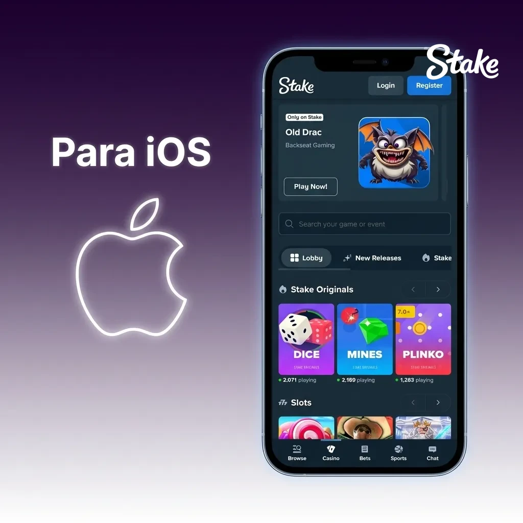 Guía paso a paso para descargar e instalar la aplicación de Stake Casino en dispositivos iPhone y iPad con iOS 11.0+